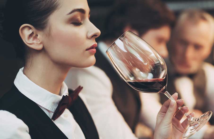 Female Sommelier